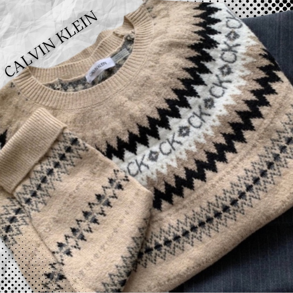 {Calvin Klein} COTTON Blend Sweater